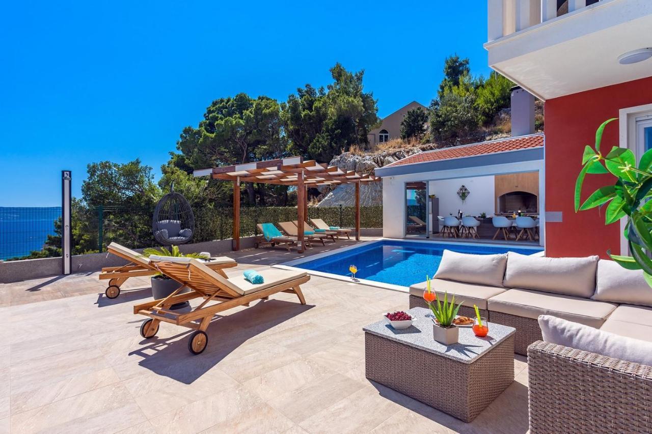 Villa Matan - Only 200M From The Sandy Beaches, Private 28M2 Pool Omiš Εξωτερικό φωτογραφία